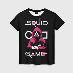 Футболка женская Squid game: guard-killer, цвет: 3D-принт