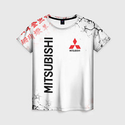 Футболка женская MITSUBISHI JAPAN STYLE SAMURAI AUTO, цвет: 3D-принт