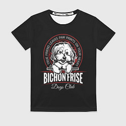 Женская футболка Бишон Фризе Bichon Frize