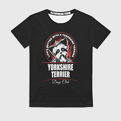 Футболка женская Йоркширский Терьер Yorkshire Terrier, цвет: 3D-принт