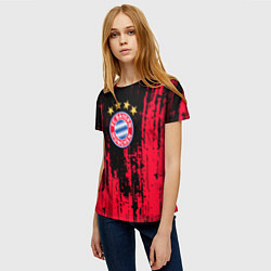 Футболка женская Bayern Munchen: Бавария, цвет: 3D-принт — фото 2