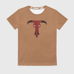 Футболка женская Минотавры цвет ордена, цвет: 3D-принт