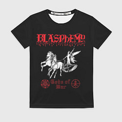 Женская футболка Blasphemy - Gods of War