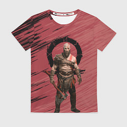 Футболка женская Кратос God of War, цвет: 3D-принт
