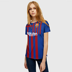 Футболка женская Barcelona Pique 3, цвет: 3D-принт — фото 2