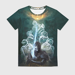 Женская футболка Elden Ring рыцарь и предшественники серии Souls El