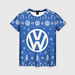 Женская футболка Volkswagen Новогодний