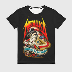 Футболка женская Metallica WELCOME TO ROCKVILLE, цвет: 3D-принт