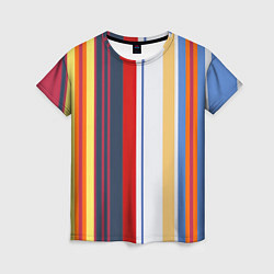 Футболка женская Stripes Abstract, цвет: 3D-принт