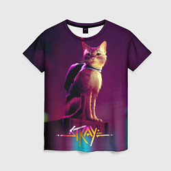 Женская футболка Stray cat кот бродяга