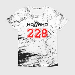 Футболка женская 228 - Гранж, цвет: 3D-принт