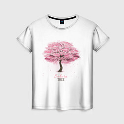 Футболка женская Sakura Tree, цвет: 3D-принт