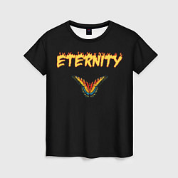 Футболка женская Eternity бабочка, цвет: 3D-принт