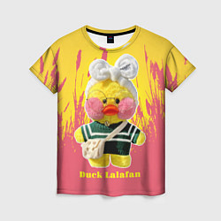 Футболка женская Duck Lalafanfan, цвет: 3D-принт