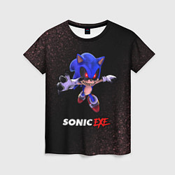 Женская футболка SONIC EXE - Шум