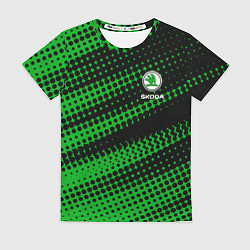 Футболка женская Skoda текстура, цвет: 3D-принт