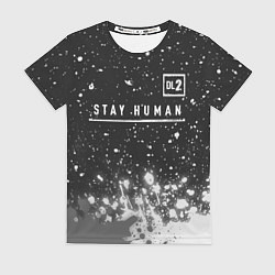 Футболка женская DYING LIGHT 2 - Брызги, цвет: 3D-принт