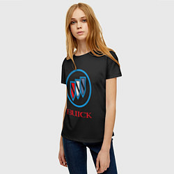 Футболка женская Buick Emblem Logo, цвет: 3D-принт — фото 2