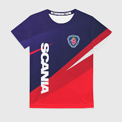 Женская футболка Scania Скания