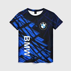 Футболка женская BMW SPORT STYLE БМВ, цвет: 3D-принт