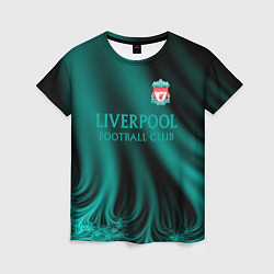 Футболка женская Liverpool спорт, цвет: 3D-принт