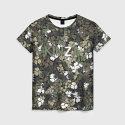 Женская футболка KINZA камуфляж