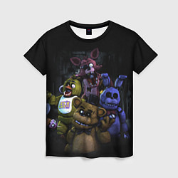 Футболка женская Five Nights at Freddys - FNAF персонажи игры, цвет: 3D-принт
