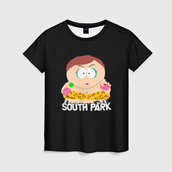 Футболка женская Южный парк - гламурный Эрик, цвет: 3D-принт
