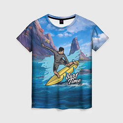 Женская футболка Серфинг Surf