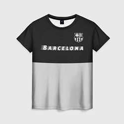 Футболка женская БАРСЕЛОНА Barcelona Графика, цвет: 3D-принт