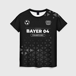 Футболка женская Bayer 04 Форма Champions, цвет: 3D-принт