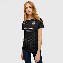 Футболка женская Barcelona Форма Champions, цвет: 3D-принт — фото 2