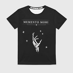 Футболка женская Memento Mori Надпись, цвет: 3D-принт