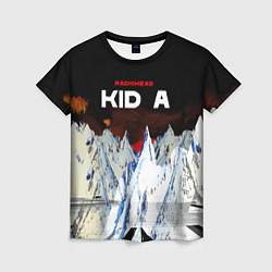 Футболка женская Kid A - Radiohead, цвет: 3D-принт