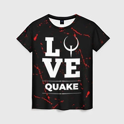 Футболка женская Quake Love Классика, цвет: 3D-принт
