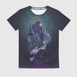 Футболка женская Darker than black арт, цвет: 3D-принт