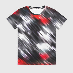 Футболка женская NEON abstract pattern неоновая абстракция, цвет: 3D-принт