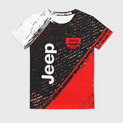 Женская футболка JEEP - Краска