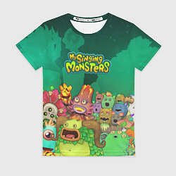 Женская футболка Персонажи Мои поющие монстры