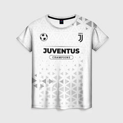Футболка женская Juventus Champions Униформа, цвет: 3D-принт