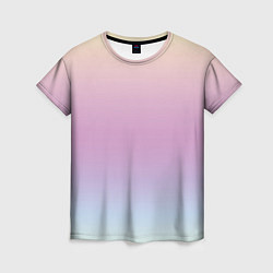 Футболка женская Gradient Pastel, цвет: 3D-принт