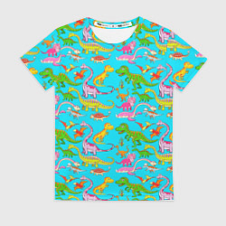 Женская футболка FUNNY DINOSAURS