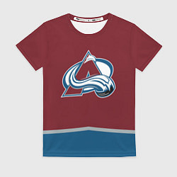 Футболка женская Колорадо Эвеланш Форма, цвет: 3D-принт