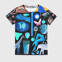 Женская футболка Underground pattern Fashion 2099