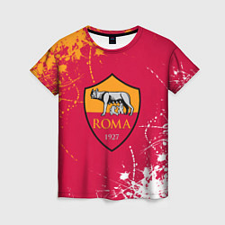 Футболка женская Roma : рома брызги красок, цвет: 3D-принт