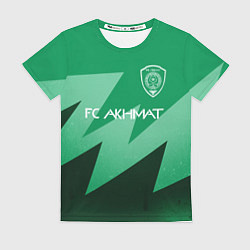 Футболка женская АХМАТ ФУТБОЛЬНЫЙ КЛУБ, цвет: 3D-принт