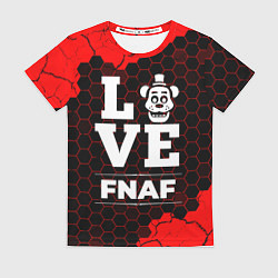 Футболка женская FNAF Love Классика, цвет: 3D-принт