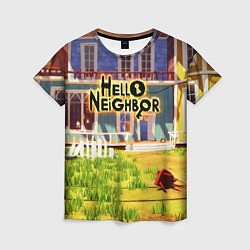Футболка женская Hello Neighbor: Дом, цвет: 3D-принт