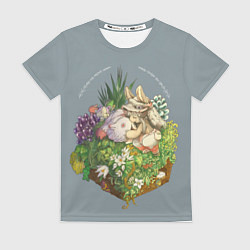 Женская футболка Наначи и Митти из аниме Made in Abyss