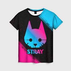 Футболка женская Stray - Neon Gradient, цвет: 3D-принт